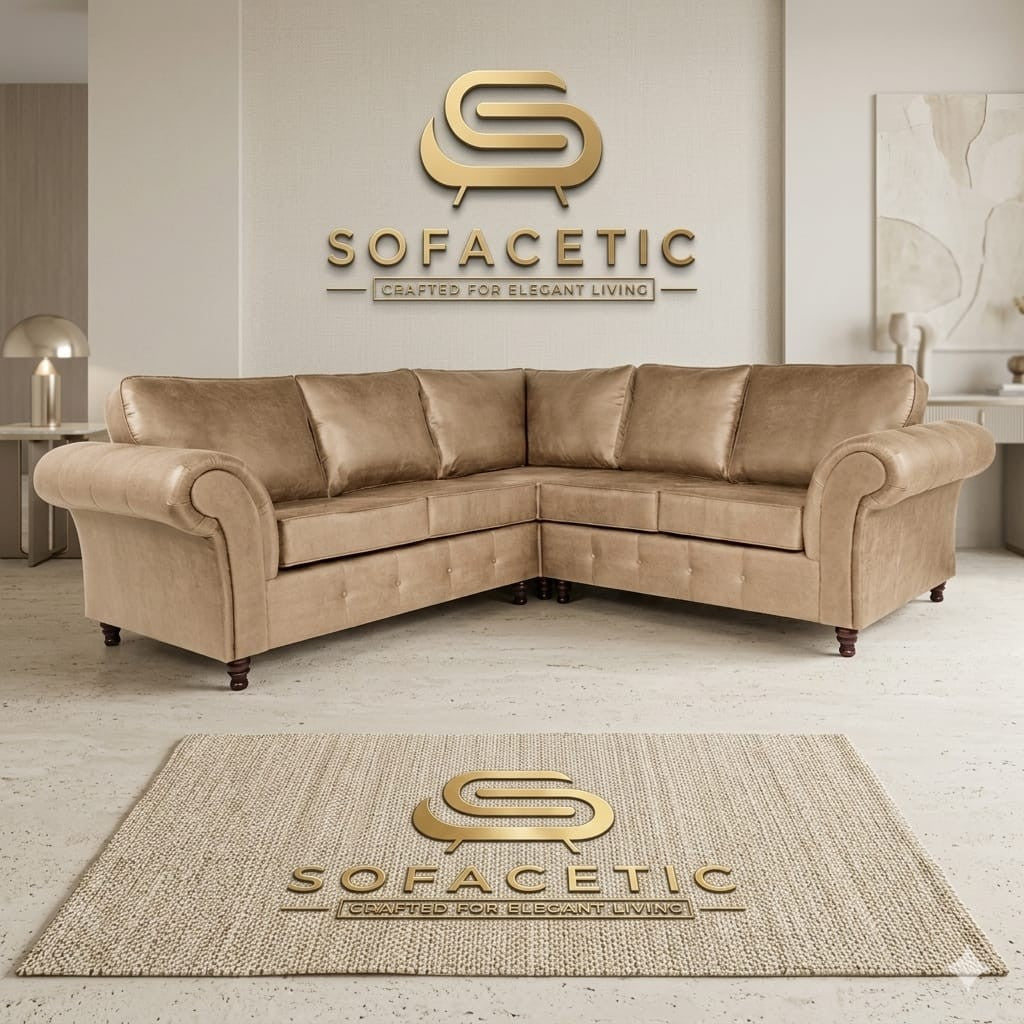 Tanzo Plush velvet Luxury Fabric Sofa