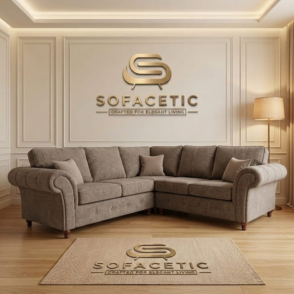 Tanzo Chenile Luxury Fabric Sofa