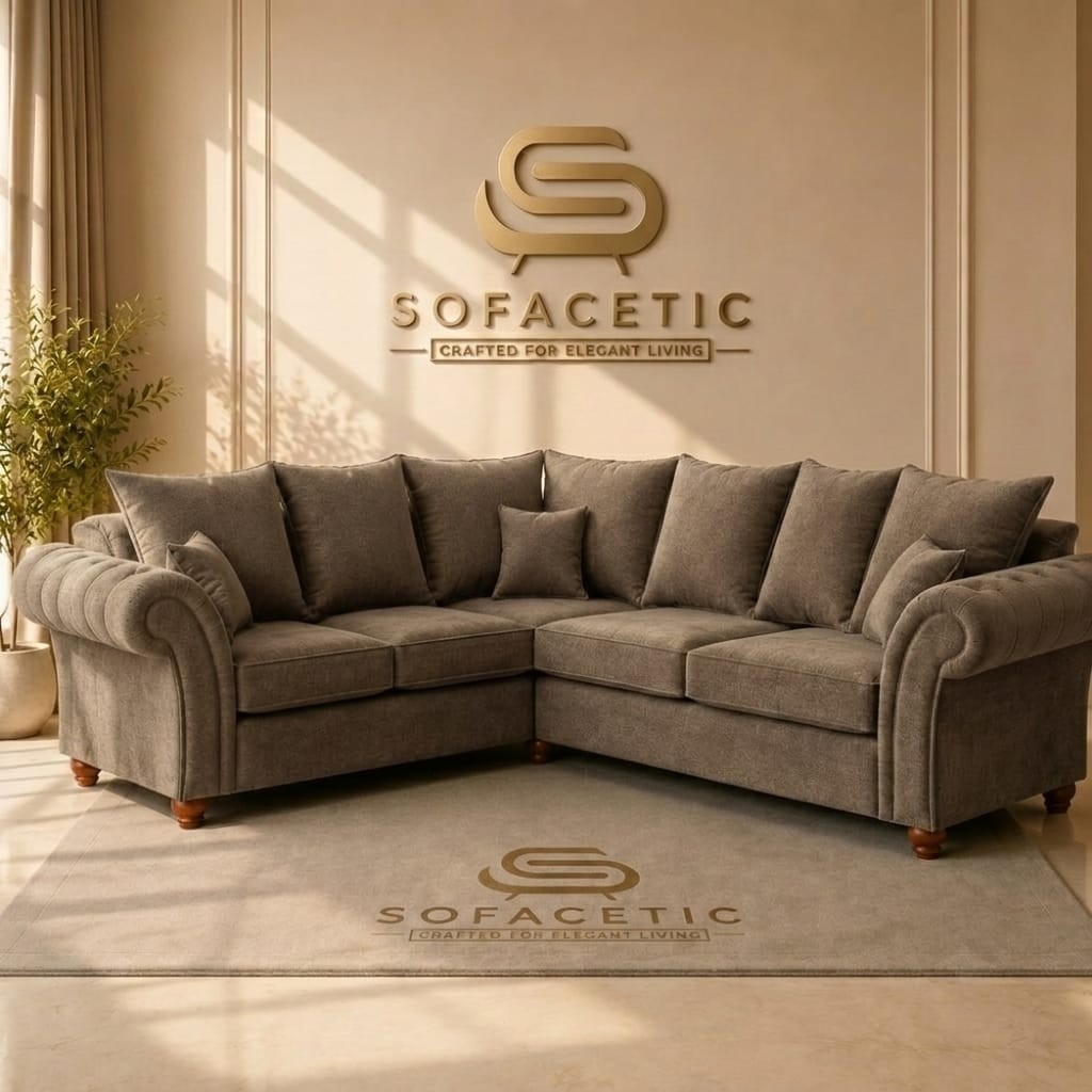 Nicole Chenille  Luxury Sofa Set