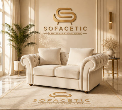 Nicole Plush velvet  Luxury Sofa Set