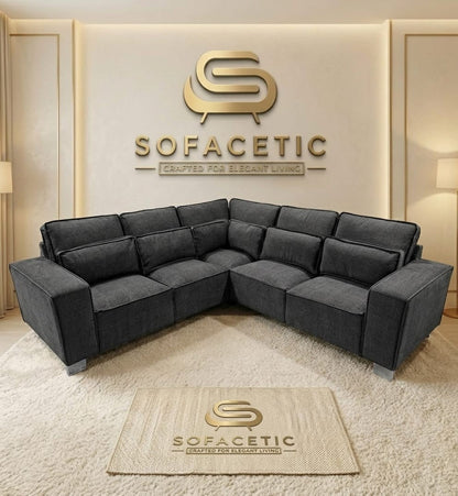 Sleefy Chenile  Comfort Sofa Set