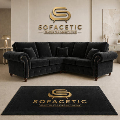 Tanzo Plush velvet Luxury Fabric Sofa