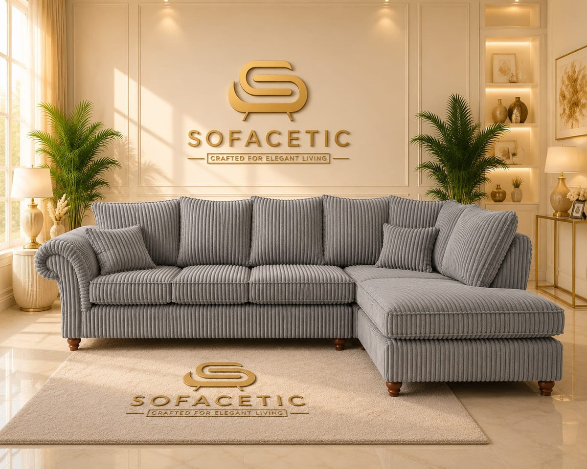 Nicole Jumbo Cord  Luxury Sofa Set