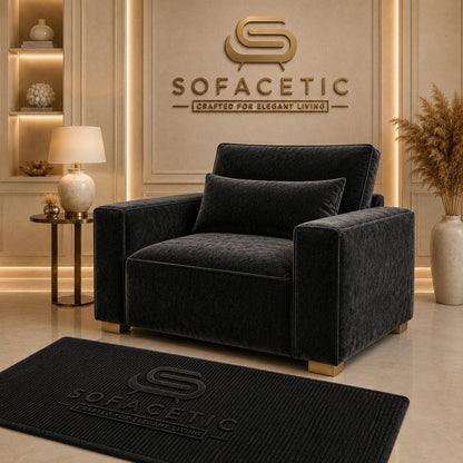 Sleefy Plush velvet Comfort Sofa Set