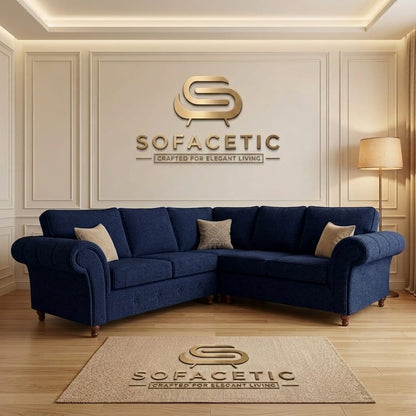 Tanzo Chenile Luxury Fabric Sofa