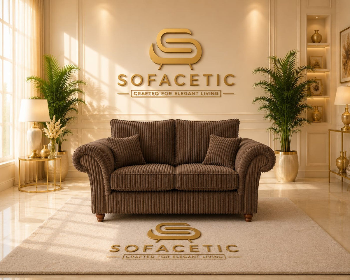 Nicole Jumbo Cord  Luxury Sofa Set