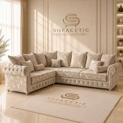 Malibu Crush Velvet Sofa Set