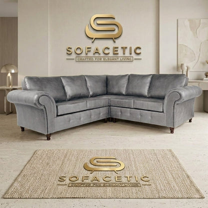 Tanzo Plush velvet Luxury Fabric Sofa