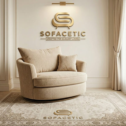 Juxen Chenile Designer Sofa Set