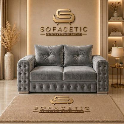 Urban Plush velvet Living Sofa Set