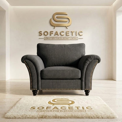 Juxen Chenile Designer Sofa Set