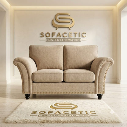 Juxen Chenile Designer Sofa Set