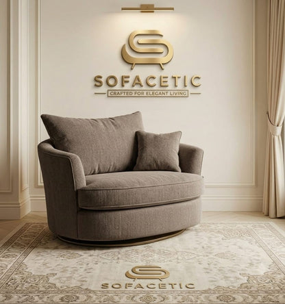 Juxen Chenile Designer Sofa Set