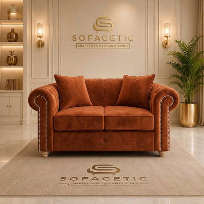 Olympia Ashwin Plush velvet Sofa Set