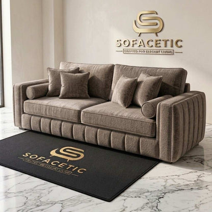 Lilly Chenille Fabric Luxury Sofa Set