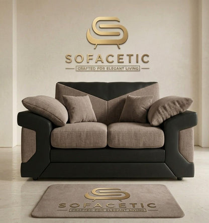 Dino Chenille Modern Sofa Set