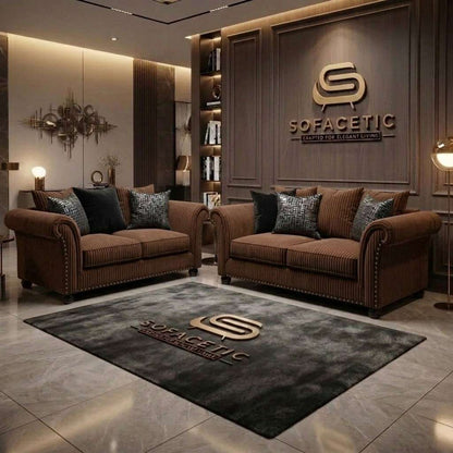 Harrison Juxon Jumbo Cord Sofa Set