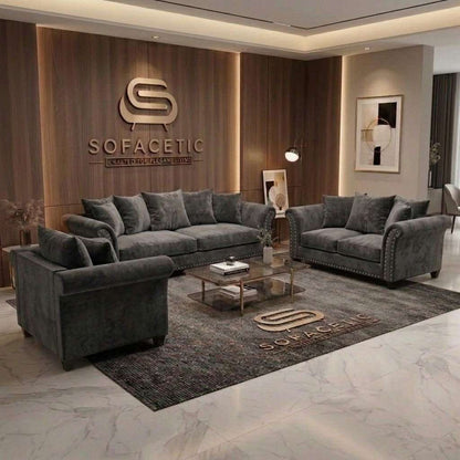 Harrison Juxon Chenile Sofa Set